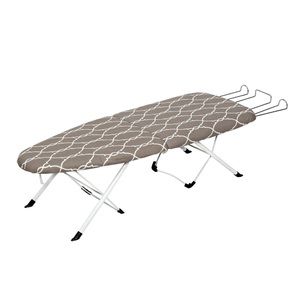 New Foldable Ironing Board Compact Space Saver with Iron Rest